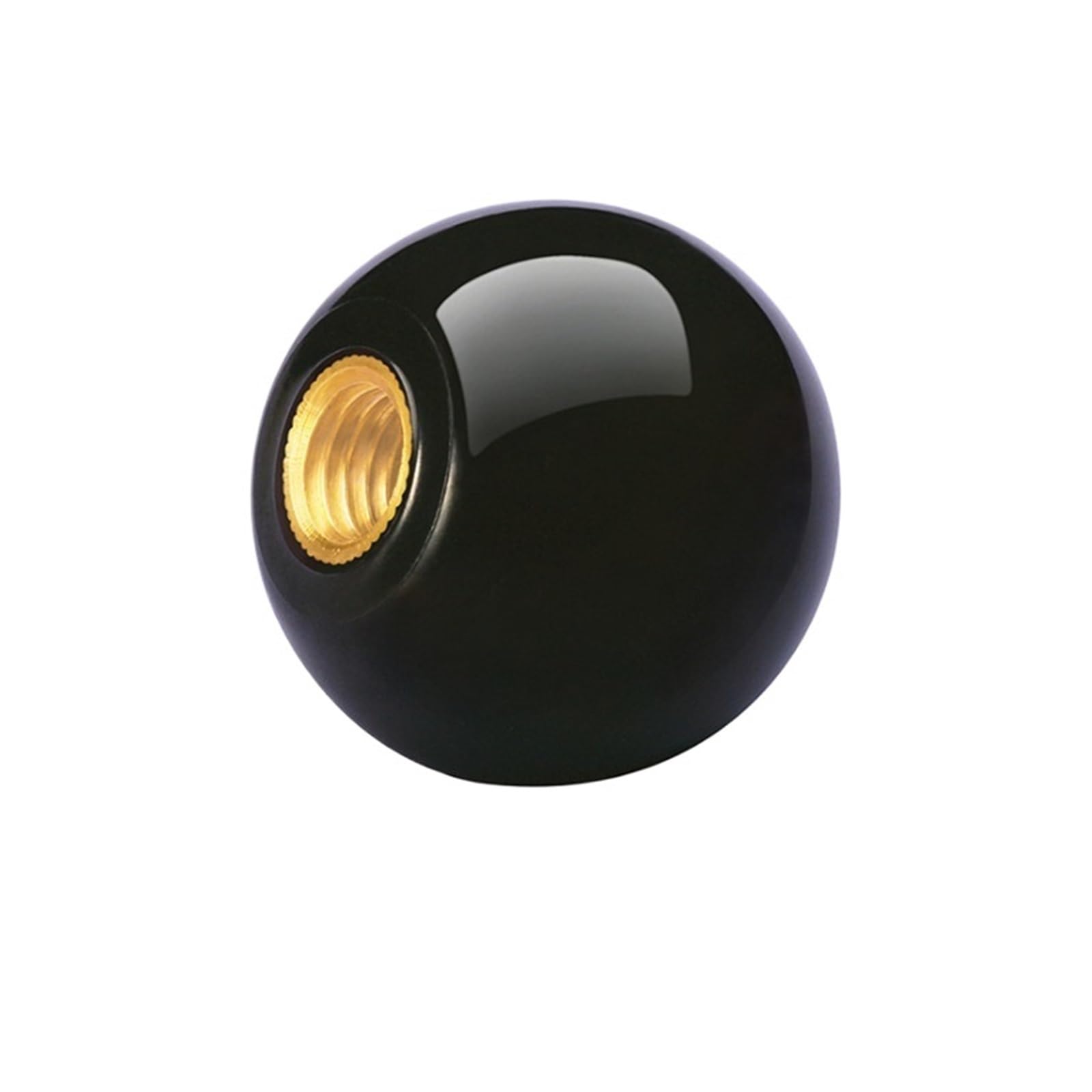 Taronix Black Bakelite Round Ball Knob 1Pc Or Red Plastic M4 M5 M6 M8 M10 M12 M14 M16 Thread Ball Shaped Head Clamping Nuts Knob(,M10x35mm)