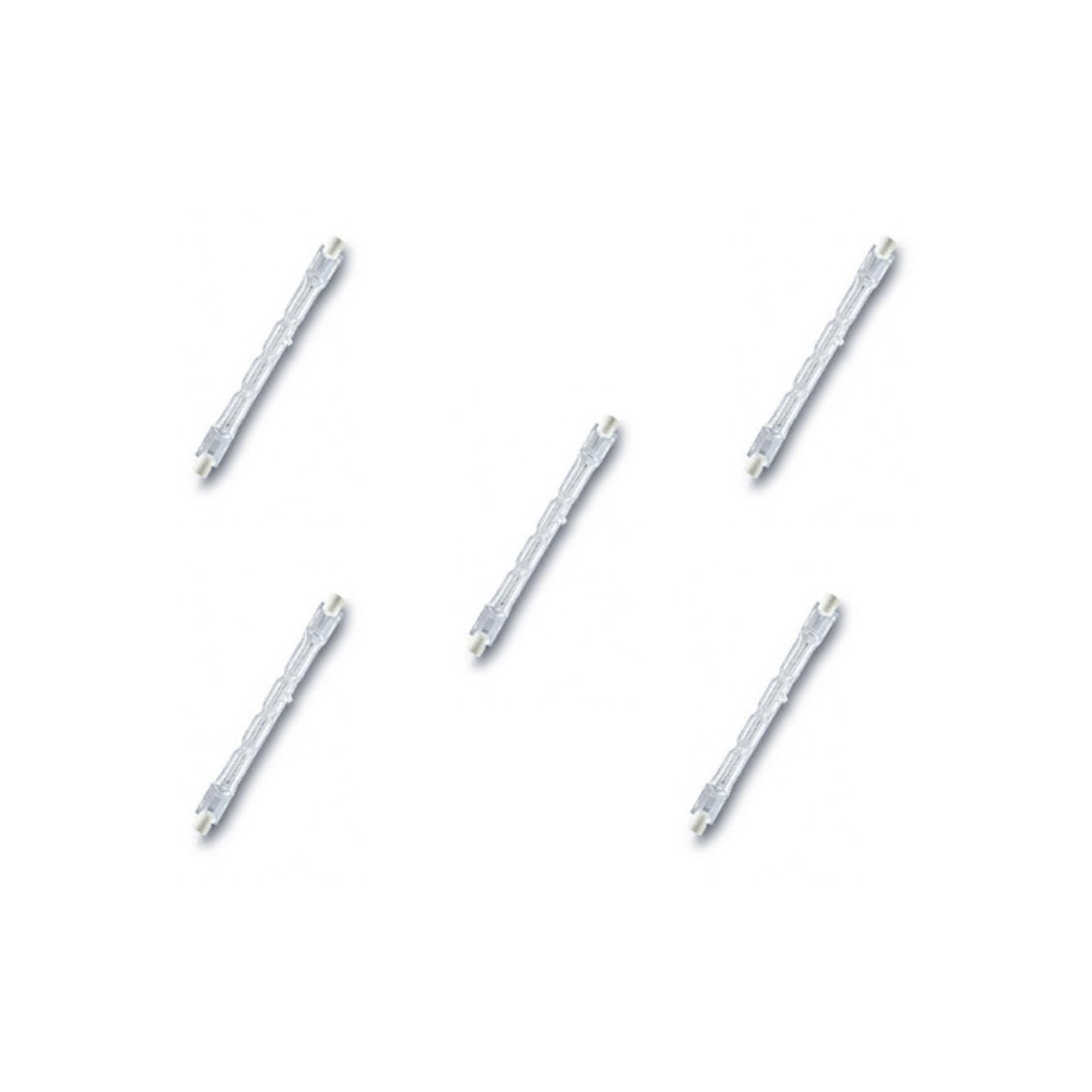 Osram 5er Pack Haloline 64696 Halogenstablampe 120 Watt 230 Volt R7s 118mm Länge | früher 150 Watt | 2300 Lumen | 2950 Kelvin warmweiß, AC35303