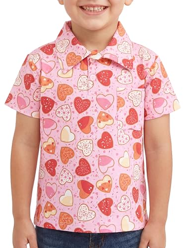 Image of Unique Baby Moisture Wicking Kids Polo Shirts for Toddler Boys Polo Shirt