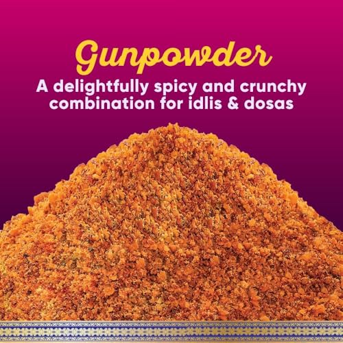 Image of VS Mani & Co Gun Powder - South Indian Style Chutney for Idli and Dosa (150 Grams) (Pack of 3)