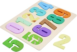 TOYANDONA 1 Conjunto De Jogo De Cérebro Tangram Quebra-Cabeças Brinquedo De Matemática Pré-Escolar 0-3 Meses Brinquedos De Aprendizagem Precoce Olhos Mãos Crianças Número Aprendizagem