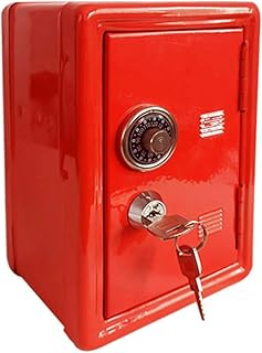 TOYANDONA Metal Safe Box Kids Piggy Bank Safe Saving Box Locking Money Box Money Storage Box Desktop Money Pot for Kids Children