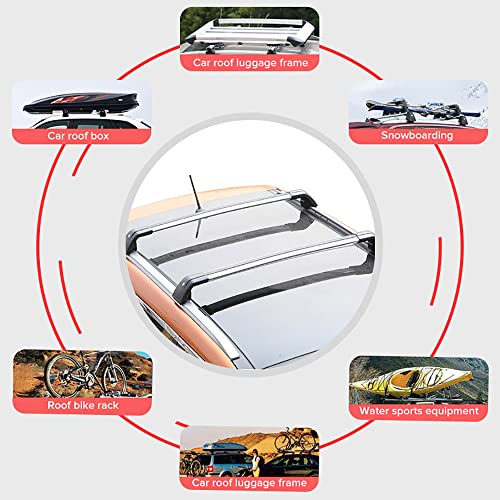 Car Roof Rack Rail Cross Bars Crossbar for Haval H6 SUV 2021