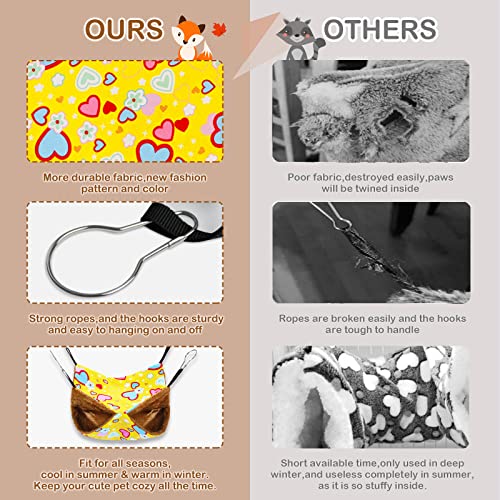 image for petonfun Ferret Rat Hammock Guinea Pig Hideout Toys Large Soft Small A