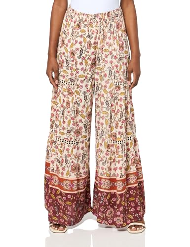 Angie Women's Wide Pants with Leg Inserts