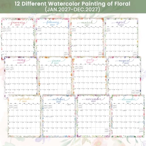 Image of 2027 Calendar - 2027 Wall Calendar, Jan. 2027 - Dec. 2027, 11.5 inch x 29.3 inch