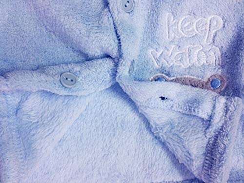 Image of Bold N Elegant Standard Length Winter Wear Infant Warm Fur Jacket With Hood Baby Boy's Girl Jersey Soft Thick Full Sleeve Hood Jacket For 0-2 Year Kids