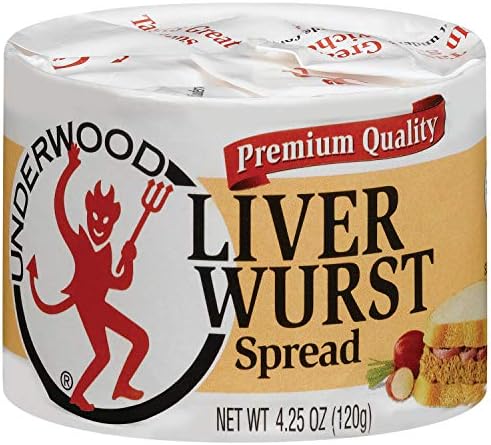 Underwood Liver Wurst Spread, 4.25 Ounce (Pack of 24)