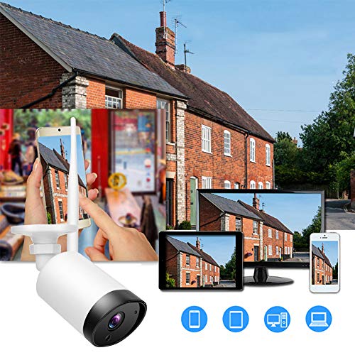 Draaibare 1080P IP-intercomcamera, waterdichte wifi PIR-webcam voor buiten, met ingebouwde luidspreker en microfoon… - Image 3