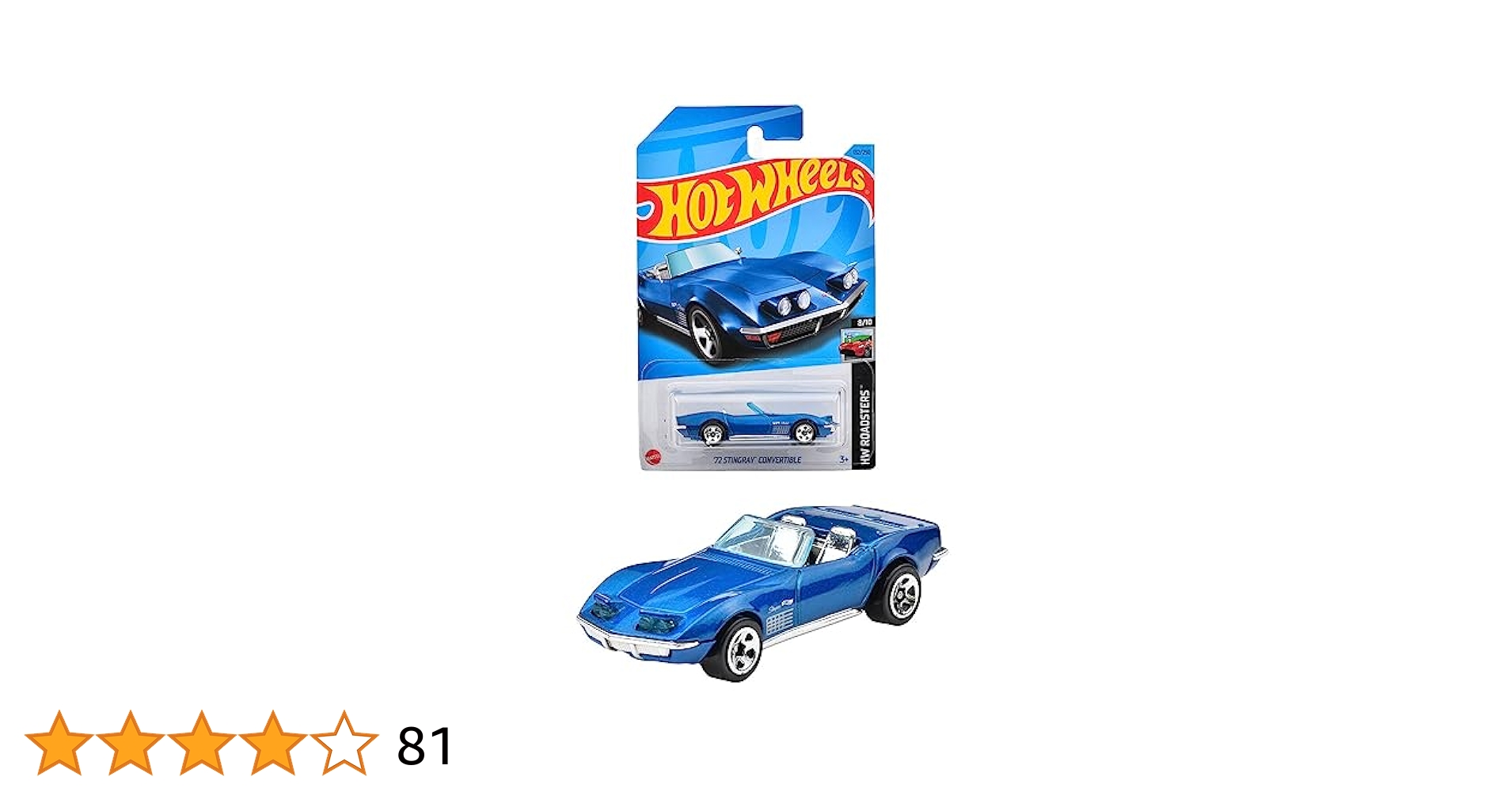 ホットウィール コルベットスティングレー台紙右上曲がり ホットウィール コルベットスティングレー台紙右上曲がり - メルカリ