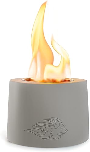 Cuenco para hoguera de mesa, chimenea con alcohol para frotar la mesa, decoración interior y exterior, mini fogata para quemar mucho tiempo y