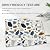 Nuxovilar Peel and Stick Vinyl Floor Tiles - 11.8"x11.8" Terrazzo - Inspired Pattern, 10 - Pack Self - Adhesive Flooring for Easy Installation