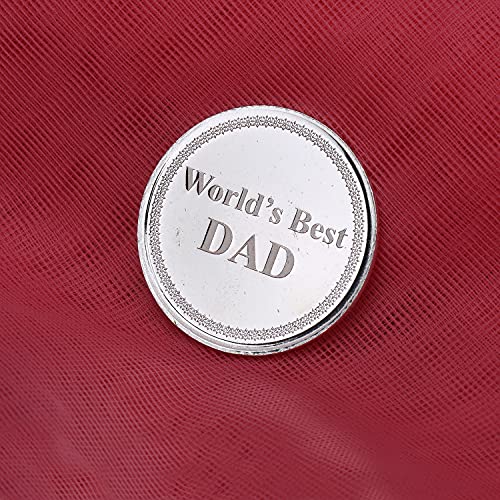 Ananth Jewels BIS Hallmarked Pure Silver Coins 10 grams Worlds Best Dad - Image 5