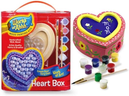 MasterPieces Balitono Works of Ahhh Heart Box Wood Paint Kit