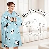 Zoom IMG-2 queenshin felpa coperta indossabile con Zoom IMG-2 queenshin felpa coperta indossabile con