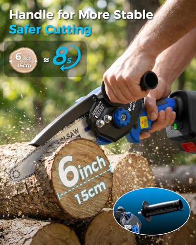 Image of 8 inch Mini Chainsaw with 1000W Brushless Motor