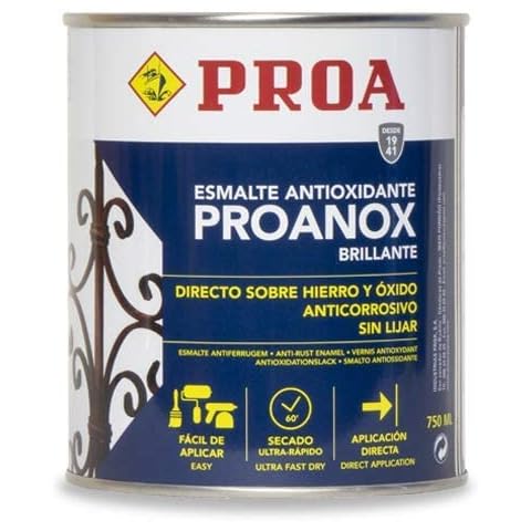 Esmalte antioxidante directo PROANOX, negro satinado Cover