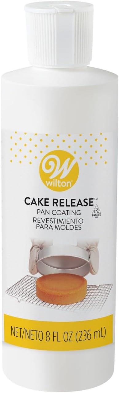 Wilton Cake Release Pan Non-Stick Coating, 8 fl. oz