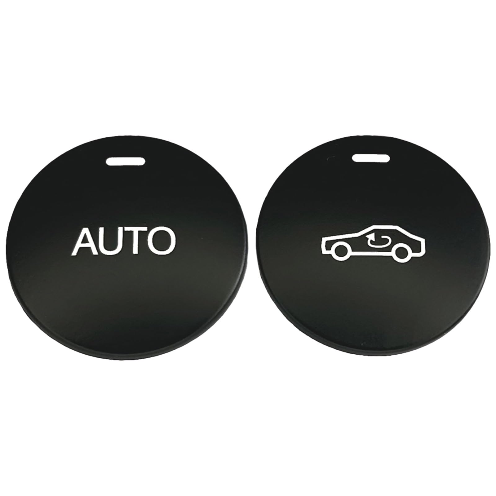 Wsbojxth Black Repair Patch Compatible With Benz C E Cls Glk Class W204 W212 Air Conditioner Auto/Air Circulation Buttons Adjustment Cover Stickers Trim(Black)