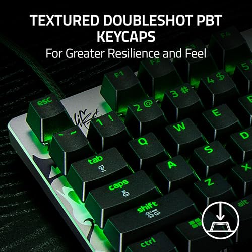 Huntsman V3 Pro TKL 8KHz Esports Gaming Keyboard: interruttori ottici analogici Gen 2-8000 Hz Polling Snap Tap - Trigger rapido - Azionamento regolabile - Controlli multimediali - Niko Edition - Tastiera gaming - Immagine 8
