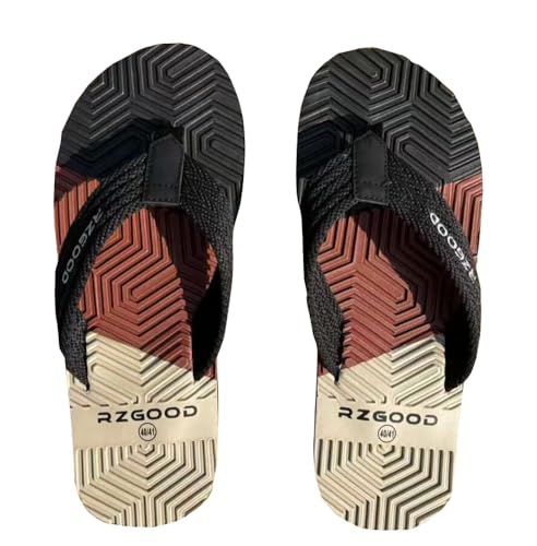 Men's Flip-Flops, Comfortable Men's Sandals, Breathable Slippers for Boys, Beach Sandals for Outdoor-Multicolor B02