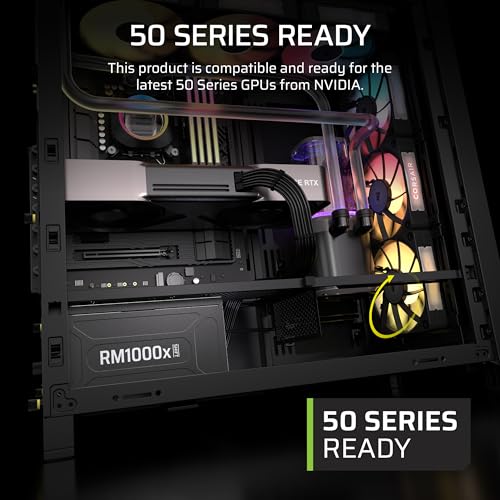 CORSAIR RM1000x Shift ATX 3.1 PCIe 5.1 Ready 1000W Power Supply – Black - image 3