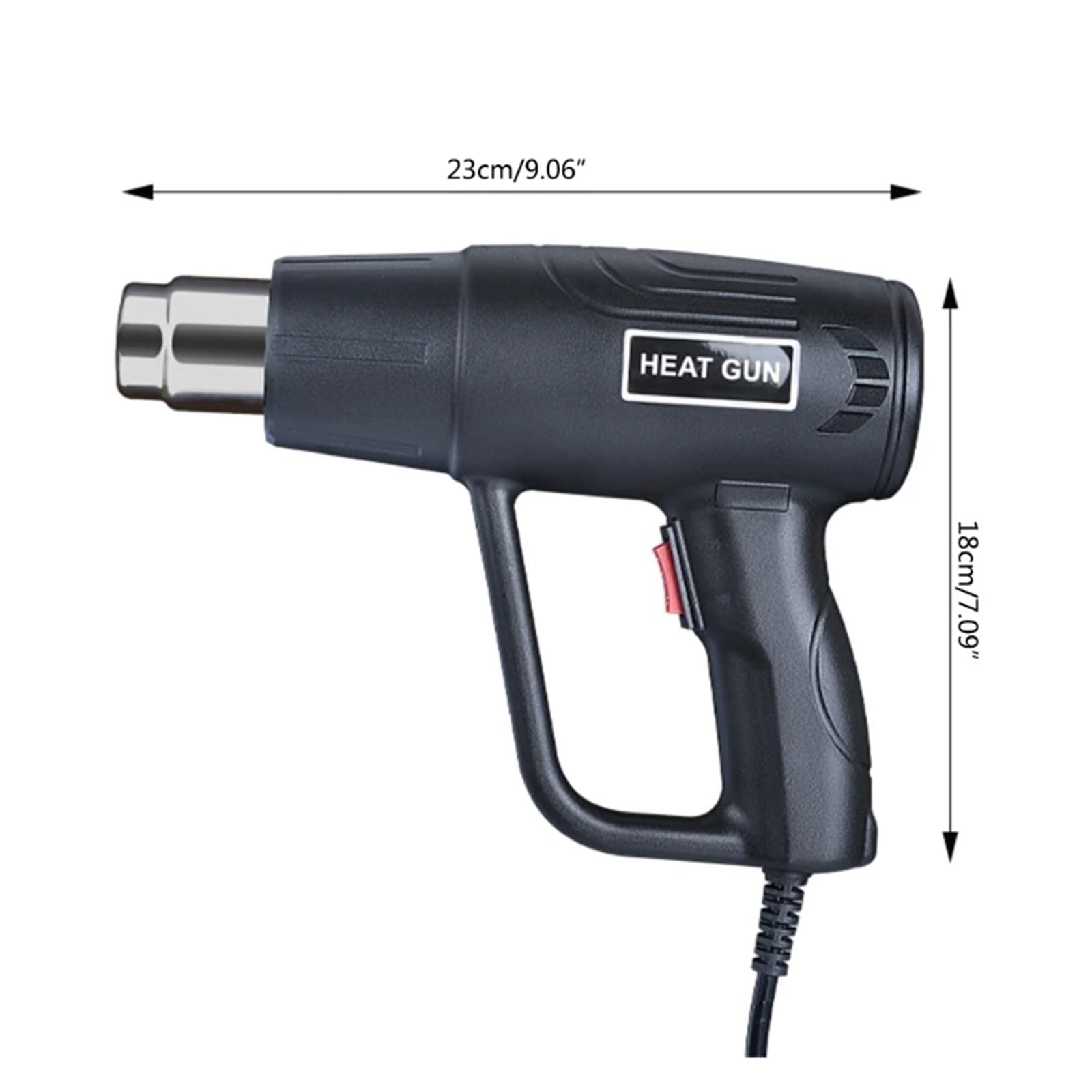 2000W Elektroniczny Pistolet Spawalniczy Z Tworzywa Sztucznego Na Gorące Powietrze Spawacz Narzędzia Do Spawania Różnych Dysz Silnik O Wysokiej WydajnośCi