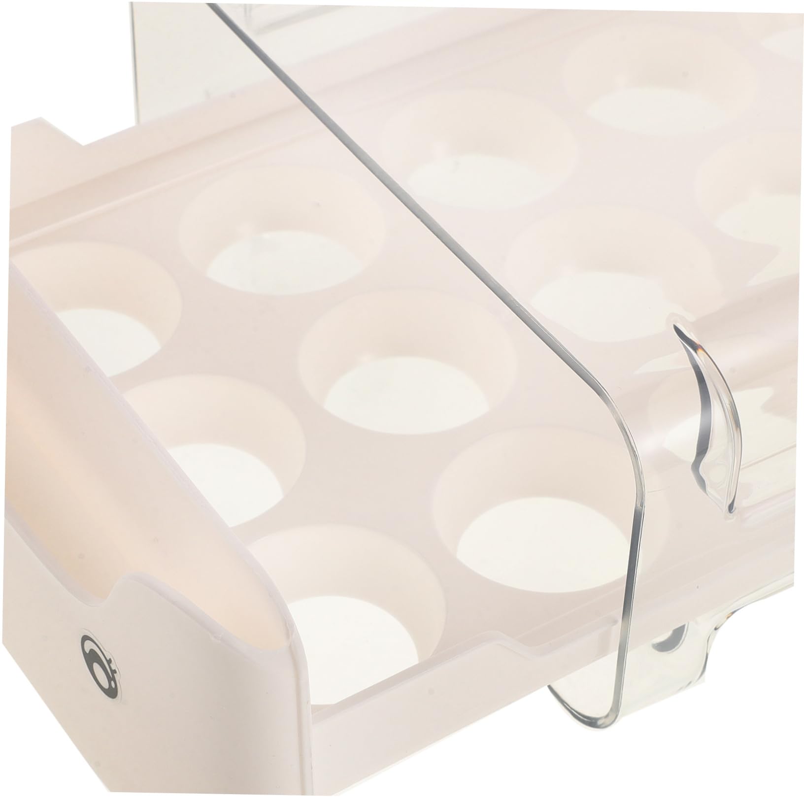 Eierschublade für Kühlschrank, Stapelbar, aus Kunststoff, Transparent