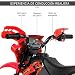 HOMCOM Moto Electrica Infantil Bateria 6V Recargable Niños 3+ Años Cargador y...