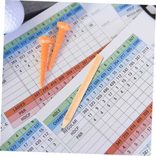 SEWACC 50 lápices cortos de golf HB para escribir y dibujar miniatura 4