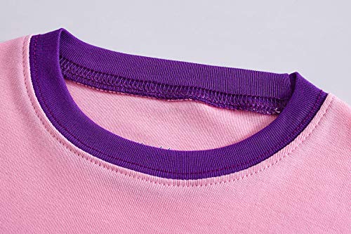 Popshion Little Girls Pajamas Children Cute Unicorn Pjs Kids Cotton Sleepwear Set Size 2-9 T(00-Unicorn-8T) #TOP1