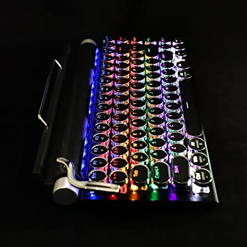 Risen タイプライター型 レトロ メカニカルキーボード TW1867 の商品画像 6
