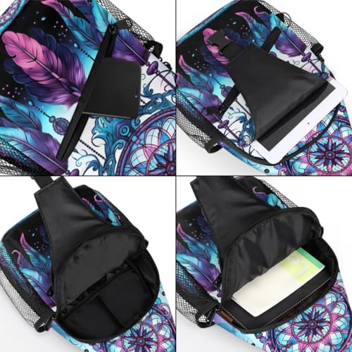 Bolso cruzado unisex multifuncional Sling Bag para mujer y hombre miniatura 5