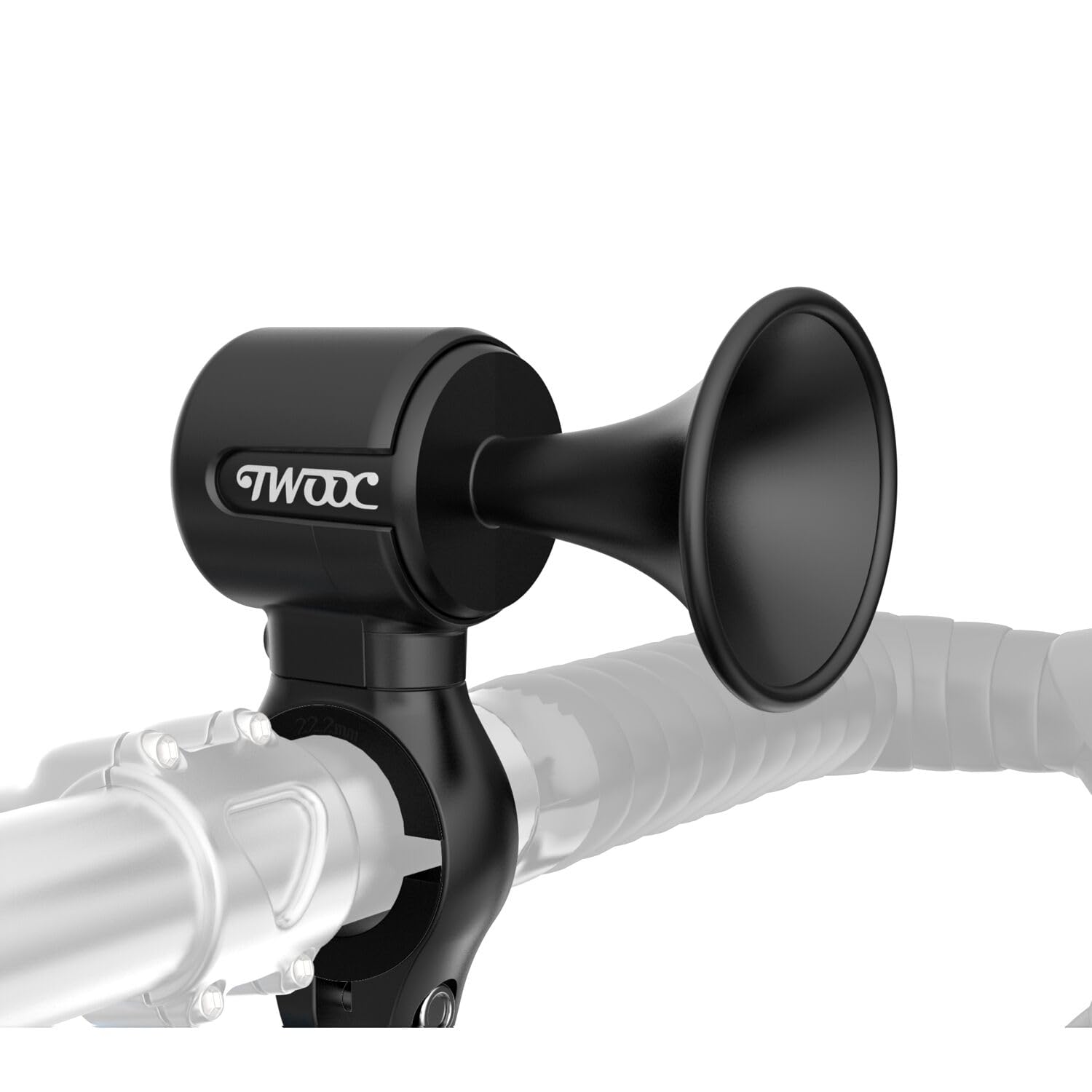 BSSOK Electric Bike Horn for Adults/Kids, 120dB Loud Electronic 300mAh Rechargeable Bicycle Bell 1 Sound Mode IPX5 Waterproof Fit for 22.2/25.4/31.8mm Handlebar