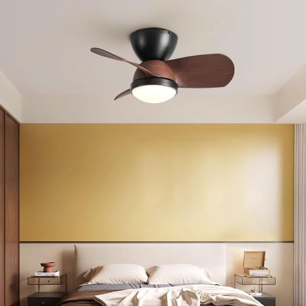 Modern Ceiling Fans With Lights 24.02 Inch Ceiling Fans With Light And Remote 6 Speed Reversible 3 Color Dimmable Ceiling Fan Lighting Indoor Outdoor Ceiling Fan For Patio Bedroom Living Room Kitchen