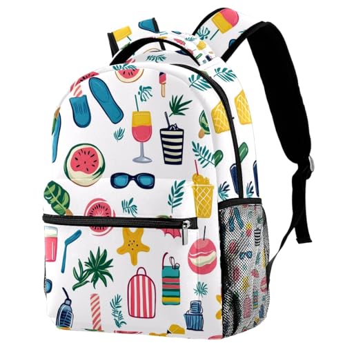 Sac à dos de campus ergonomique pour soulager le dos des filles avec gourde