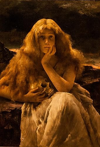 Toile Maria Magdalena d'Alfred Emile Stevens 60x90cm pour décoration salon