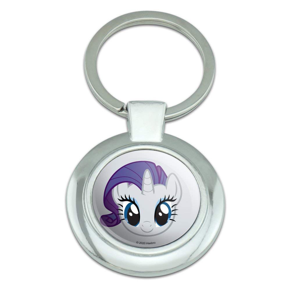 Amazon.com: GRAPHICS & MORE My Little Pony Rarity Face Keychain