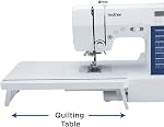 Brother CS7000X Machine à coudre et à patcher LCD Affichage 70 Des points de repère intégrés, LCD Affichage, 10 Pieds presseurs inclus, Table de quilting large, Fil à aiguille automatique, Bobbine rapide