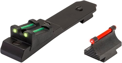 TRUGLO Juego de mira de rifle de fibra óptica - Winchester 94 rojoverde