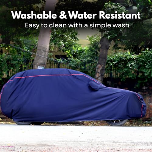 Image of Heavy-Duty Car Cover for Compatible with Maruti Celerio (2012 to 2025 All Models) Deluxe Car Protection Cover - Waterproof & UV-Resistant All-Season Exterior Protection