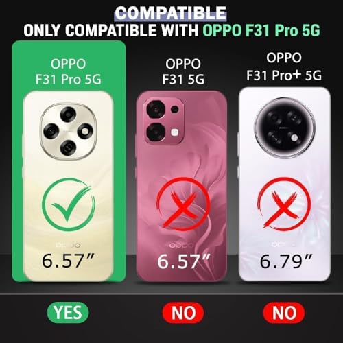 KC Chrome Metal Ring Case for Oppo F31 Pro 5G - White - Image 3