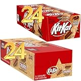 (PACK OF 4) Kit Kat Peppermint & Birthday Chocolate Stick Candy Bars - 1.5oz Each Bar - 2 of Each Flavor - Variety Pack - Comes Inside a Gift Box To Surprise You/Friend/Loved/Valentine