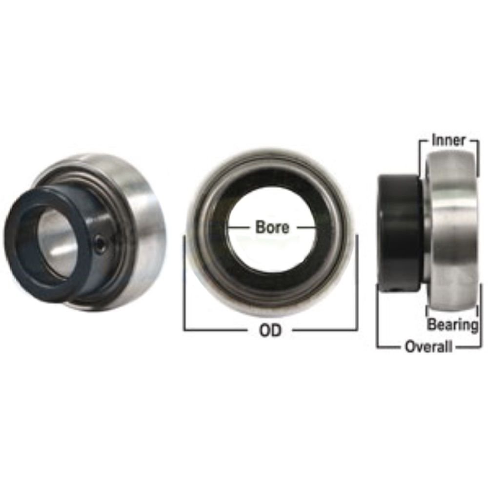 RAParts NPS101RPC New Non-Relubricatable Spherical Ball Bearing w/Collar 478656R92 Z529