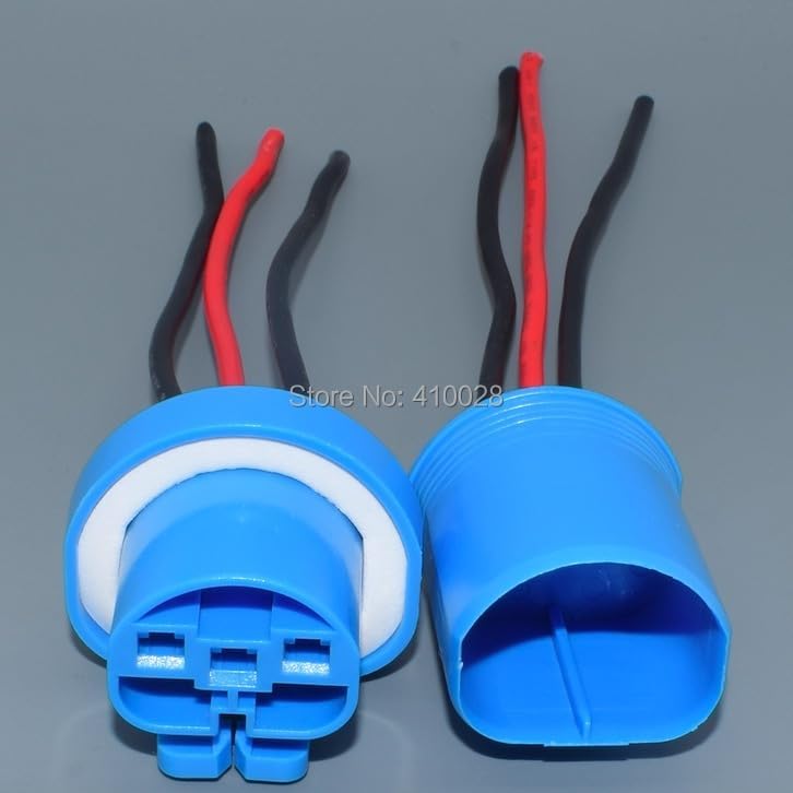 9007 9004 Female Male Adapter LED Bulb Lamp Light Wire Connector Plug Socket Holder HB5 - (Color Name: 5pcs Male)