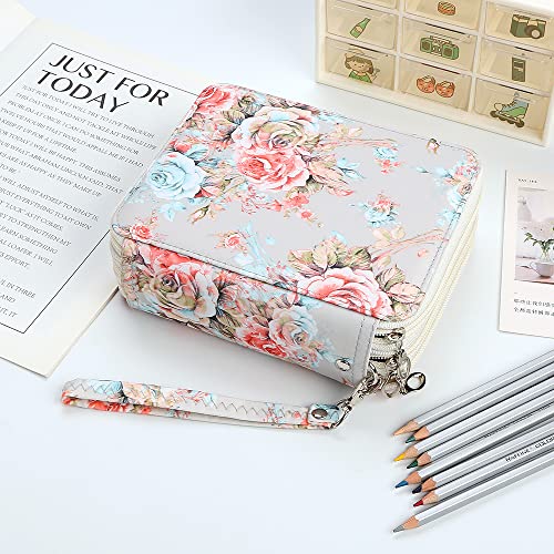 Image of 72 Slots Pencil Case Organizer w /Removal Handle Strap