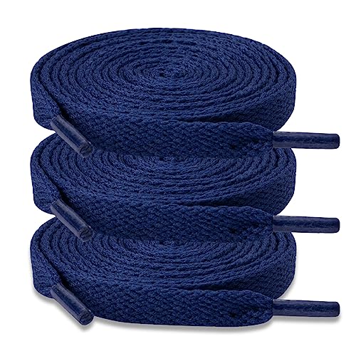 Image of ZHENTOR 3 Pair Flat Shoe Laces for Sneakers, Shoelaces for Sneakers Athletic Running Shoes Boot Strings