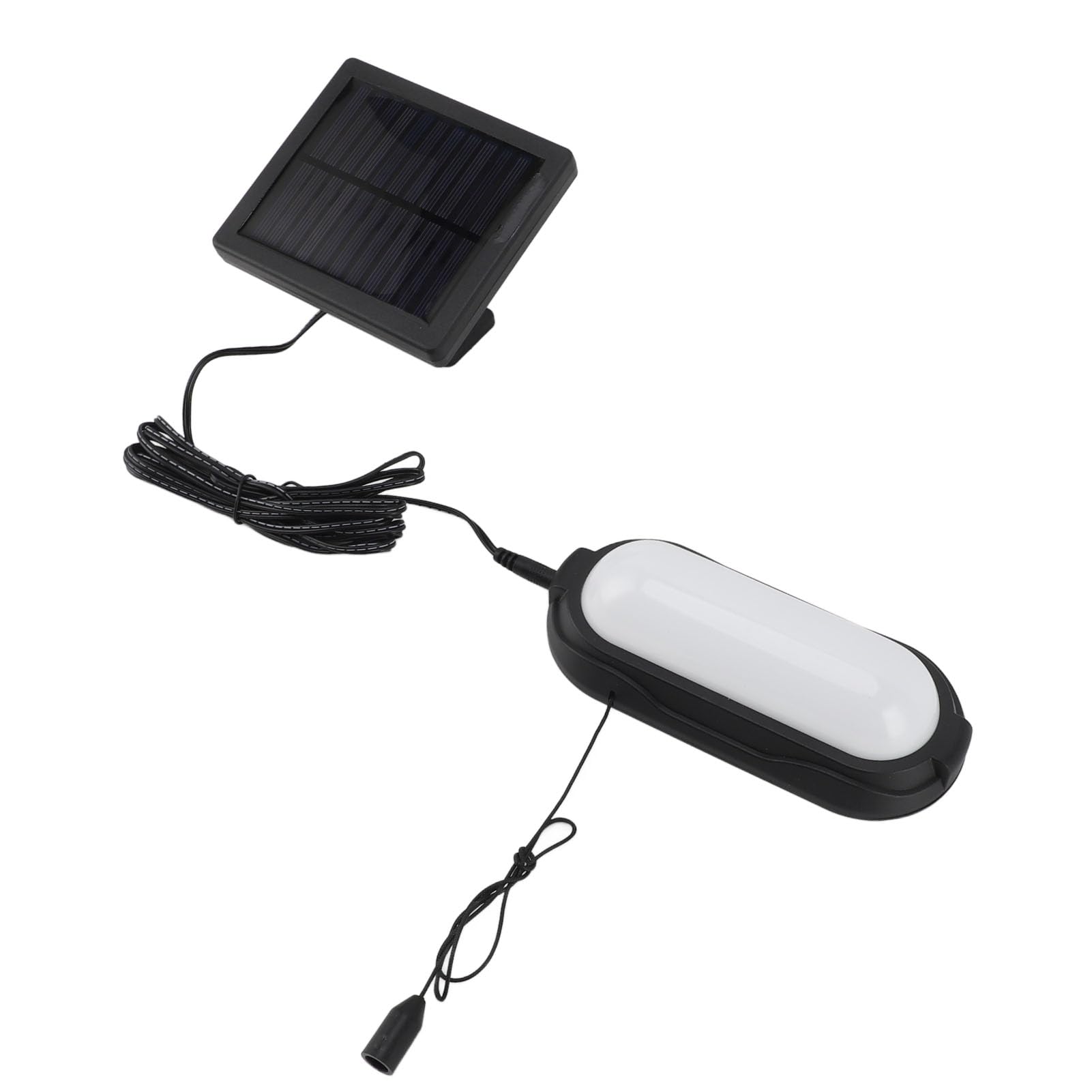 Luci Solari per Interni, Lampadario Solare per Esterni, Capannone Solare, Luce Bianca, Impermeabile, Interruttore a Tirante per Garage, Gazebo, Capannoni, Campeggi, Cortili