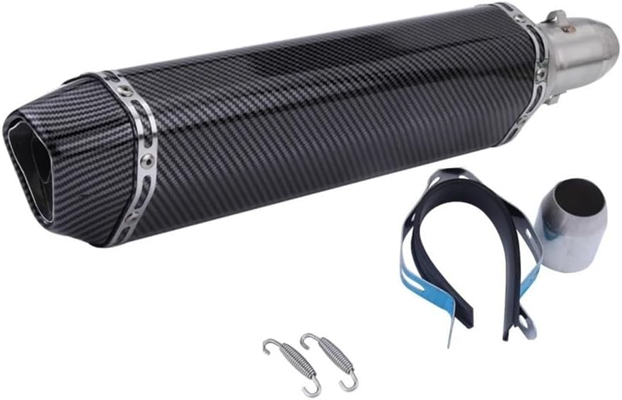 リス】 バイク サイレンサー インレット51mmオートバイ排気管マフラー