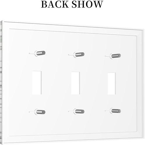 Vista 738 de Cubiertas decorativas de salida de estrella de mar playera, tablero de madera azul de concha de mar de 1 banda, decoración individual GFCI, placa